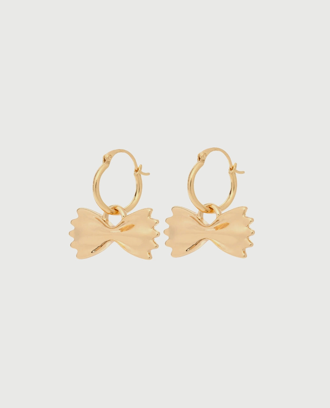 Classic Bow Hoop Earrings