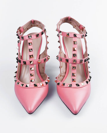 Embellished Pumps With Buckle-Closure