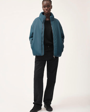 Thermal Quilted Coat With Pockets