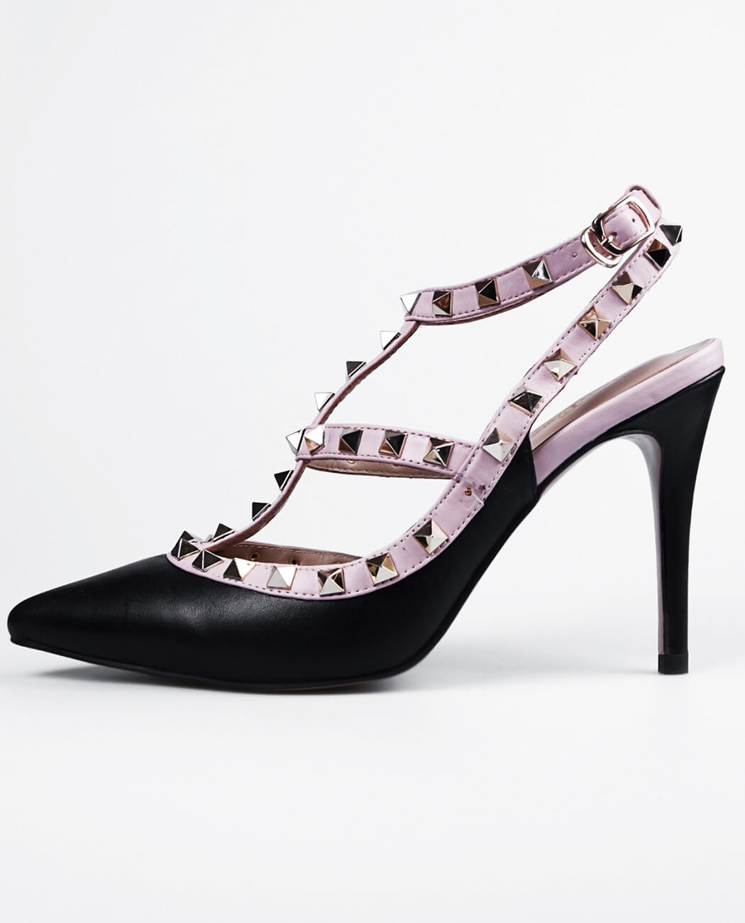 Embellished Pumps With Buckle-Closure