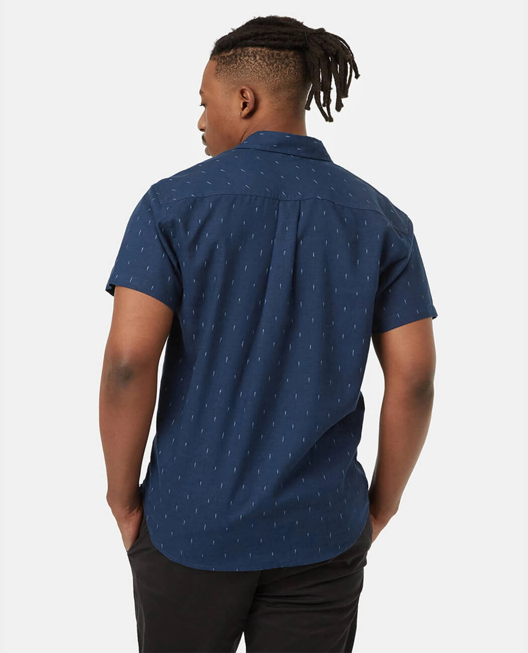 Sophisticated Cork Label Short Sleeve Shirt