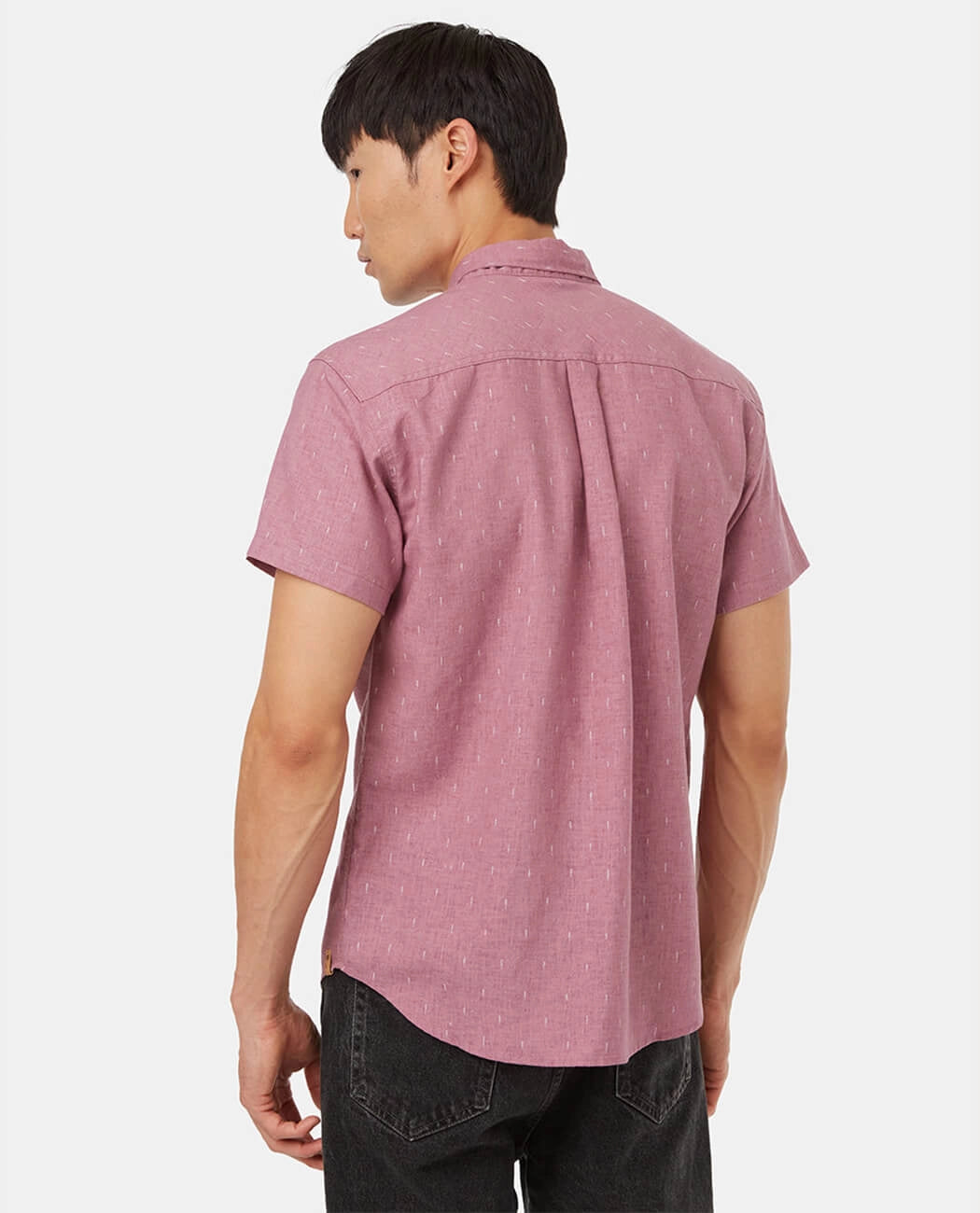Sophisticated Cork Label Short Sleeve Shirt