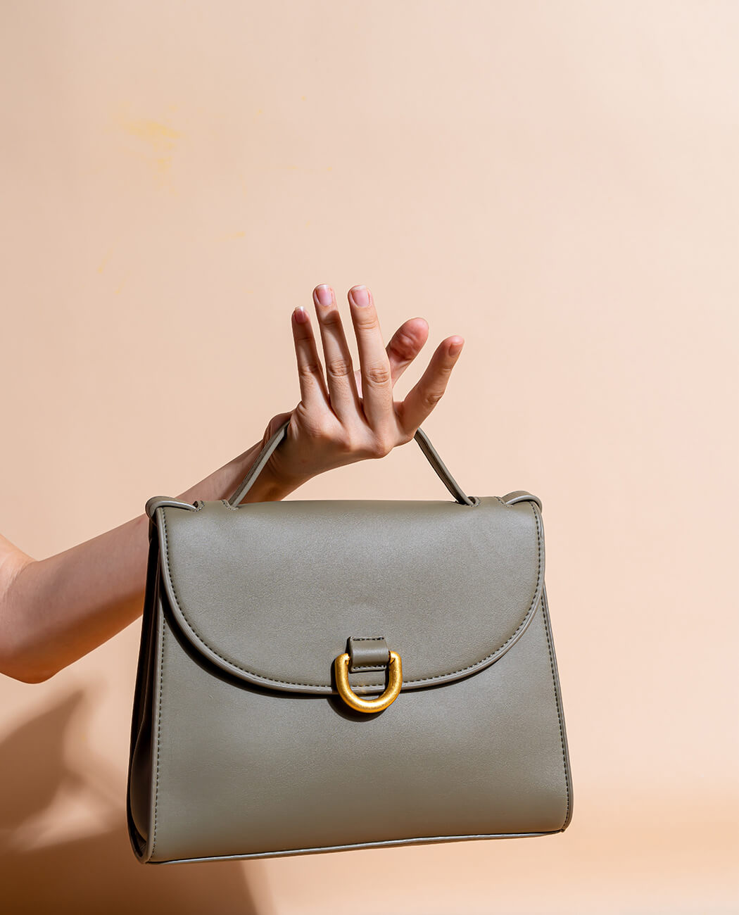 Leather Top handle Handbag