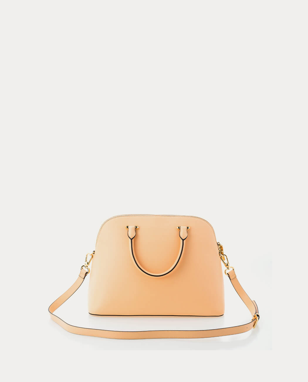 Sac à bandoulière plissé foncé