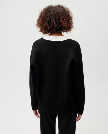 Cashmere cardigan with full sleeve