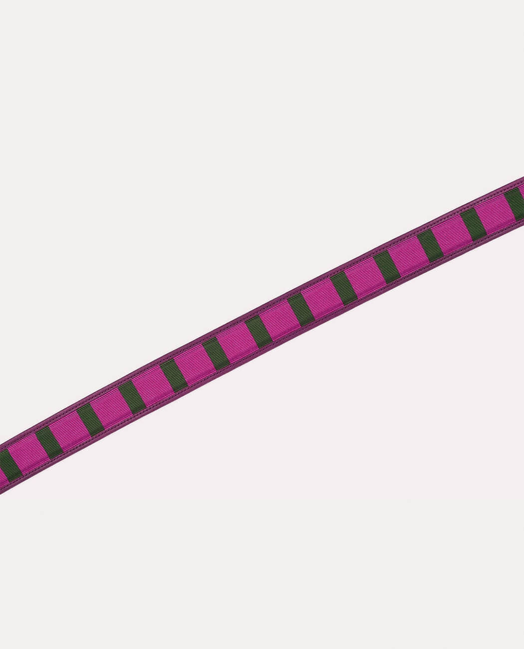 Silk fully lined bridle leather club belt with brass buckle