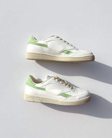 Soft color block sneakers