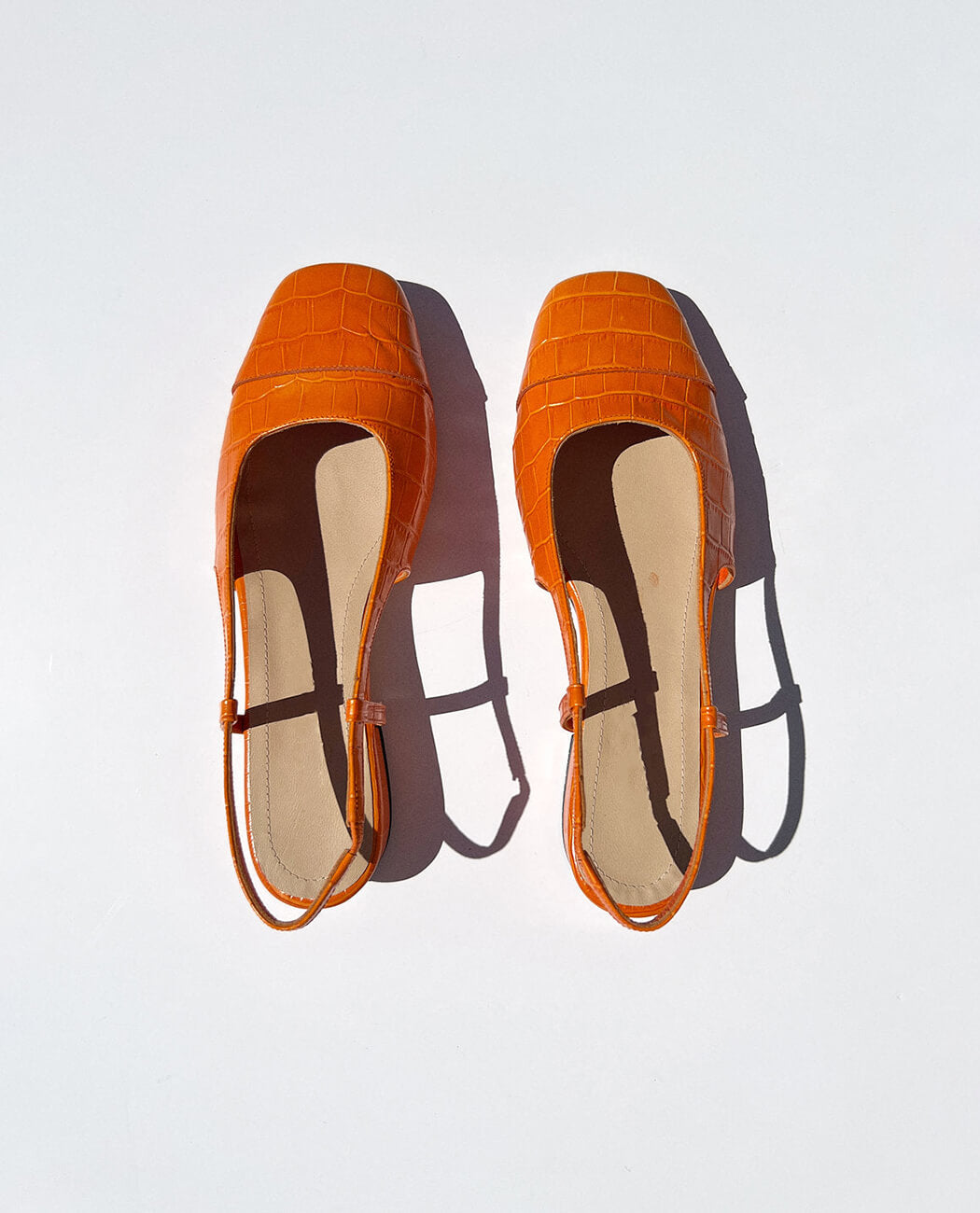 Embossed low heel multi color casual sandal