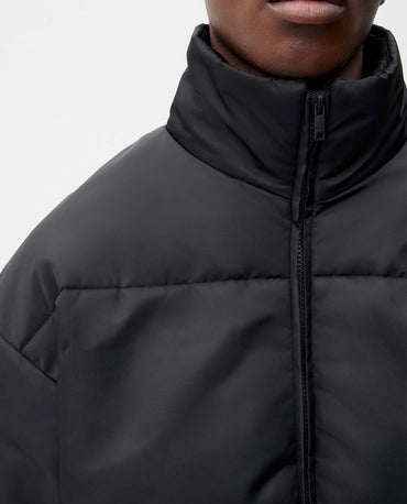 Nylon fabric snow bomber jacket