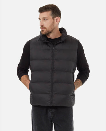 Mens recycled polyester insulated puffer jacket