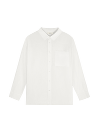 Linen Collared Long Sleeve Shirt