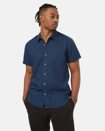 Sophisticated Cork Label Short Sleeve Shirt