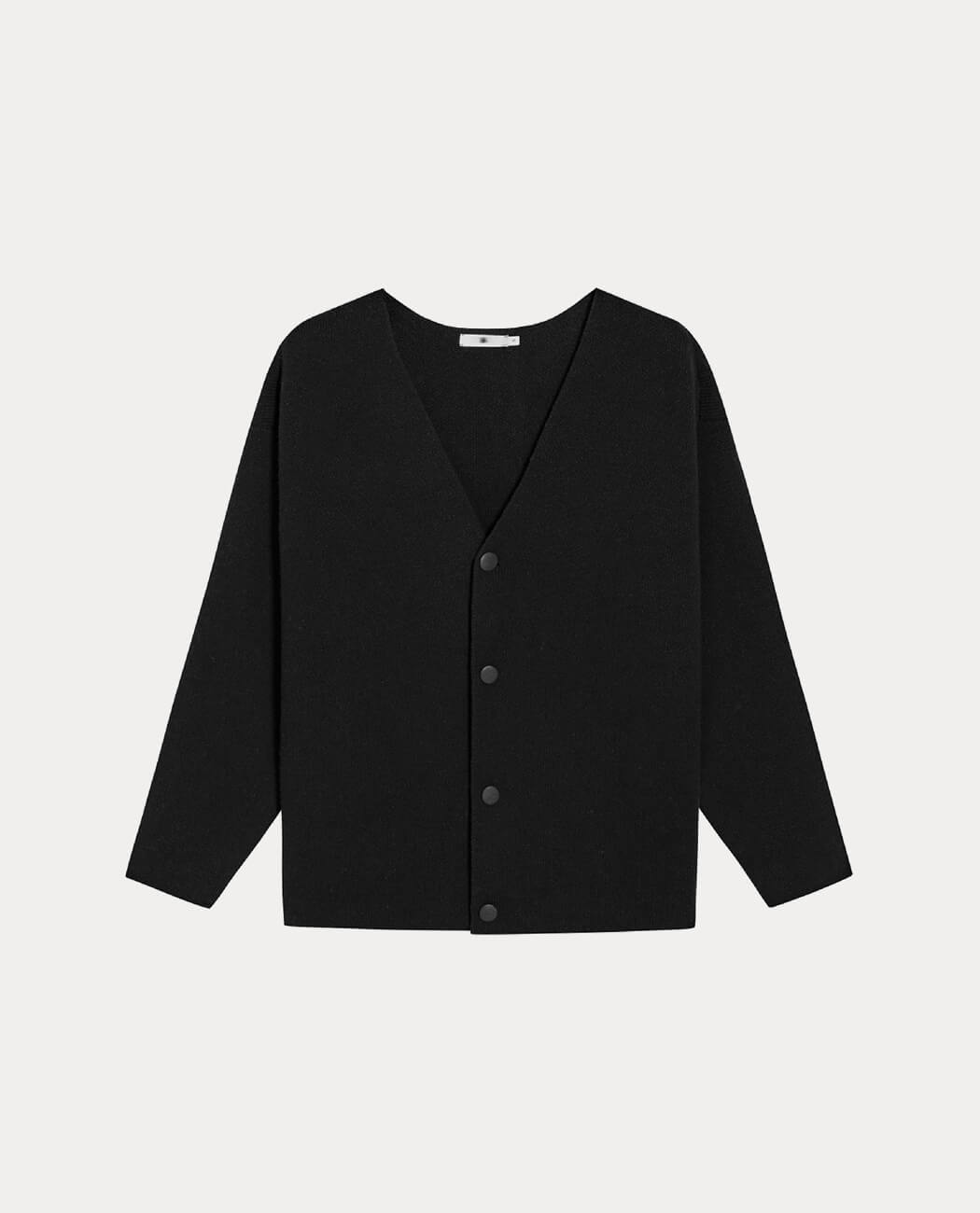 Cashmere cardigan with full sleeve
