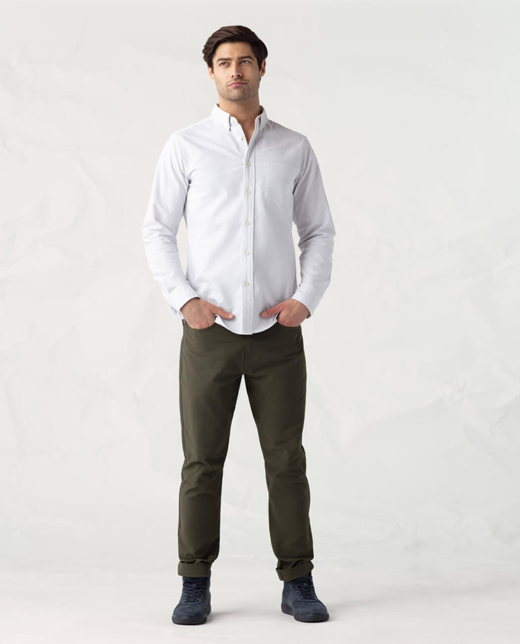 Chemise à manches longues City Oxford 