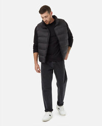 Mens recycled polyester insulated puffer jacket