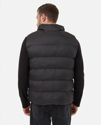 Mens recycled polyester insulated puffer jacket