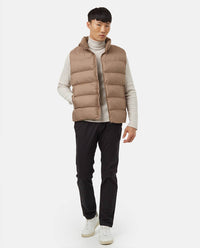 Mens recycled polyester insulated puffer jacket