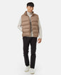 Mens recycled polyester insulated puffer jacket
