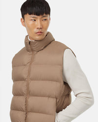 Mens recycled polyester insulated puffer jacket