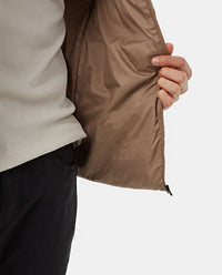 Mens recycled polyester insulated puffer jacket